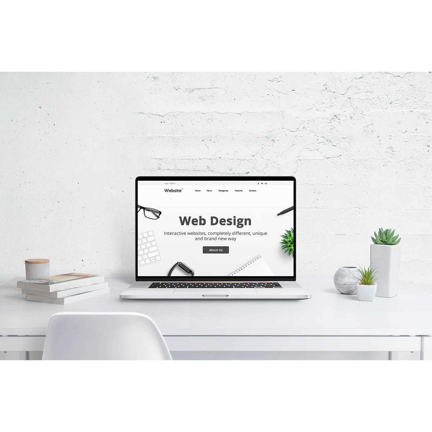 Web design studio building an online store