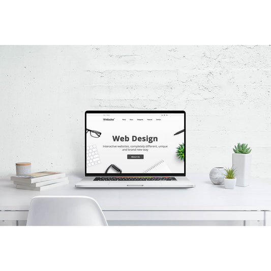 Web design studio building an online store
